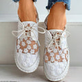 bestickte Mesh-Schuhe EB