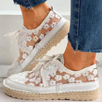 bestickte Mesh-Schuhe EB