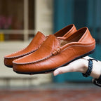 Herren-Loafer aus echtem Leder EB